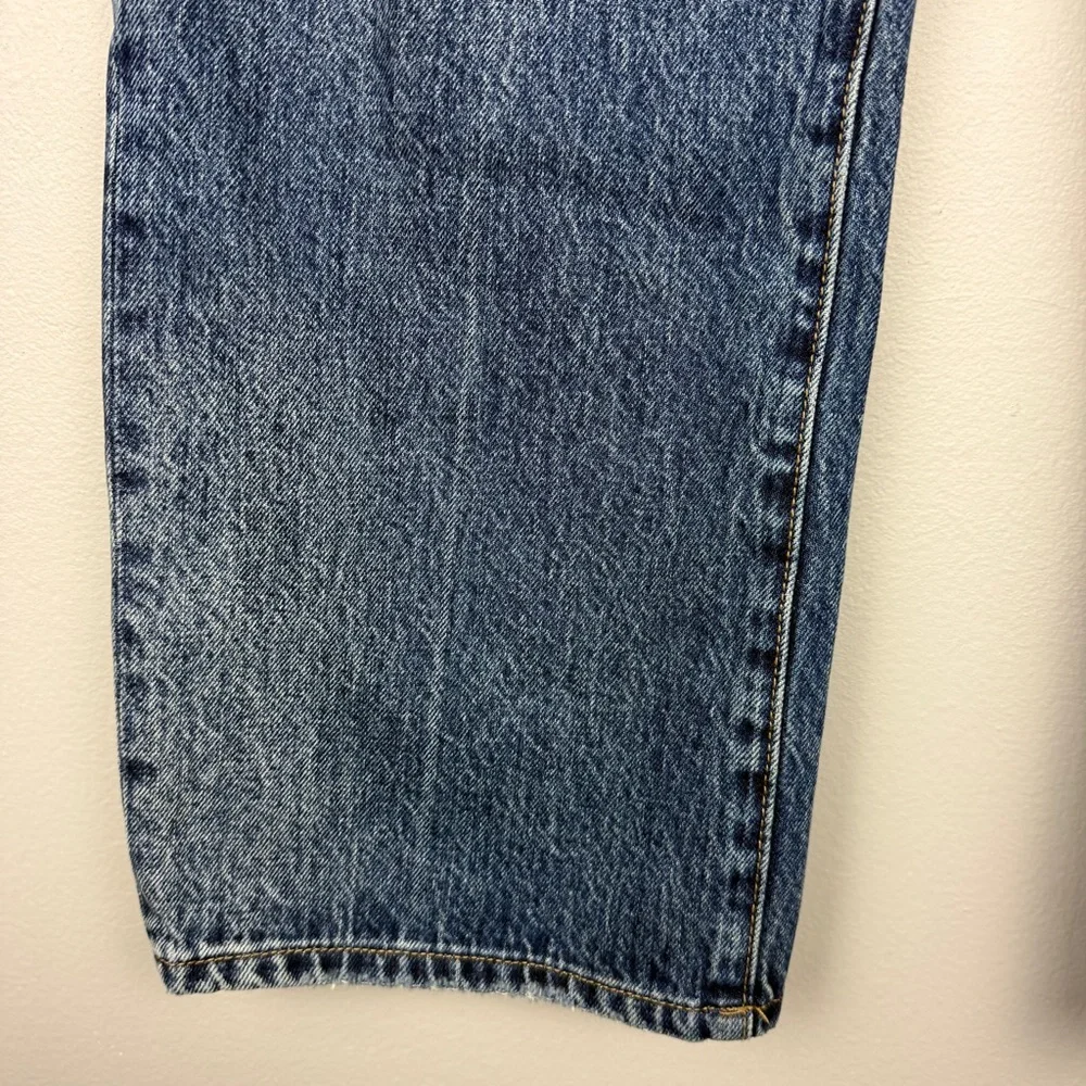 Anthropologie Pistola Lexi Mid Rise Bowed Barrel Leg Straight Jeans - Picture 6 of 7